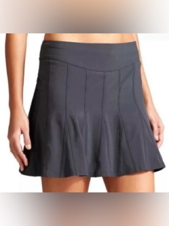 Athleta Pants - Athleta Wear About Skirt Skort Black Pleated Sz 2!
